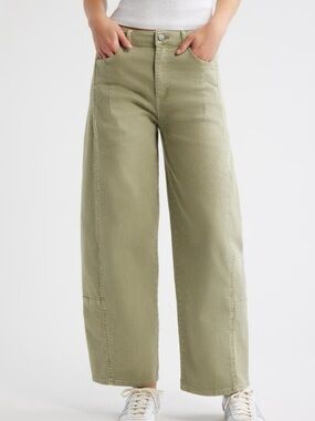 Target Wide-Leg Jeans in Sage Green